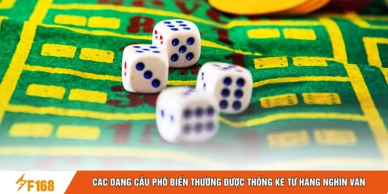 Các dạng cầu phổ biến thường được thống kê từ hàng nghìn ván Các dạng cầu phổ biến thường được thống kê từ hàng nghìn ván